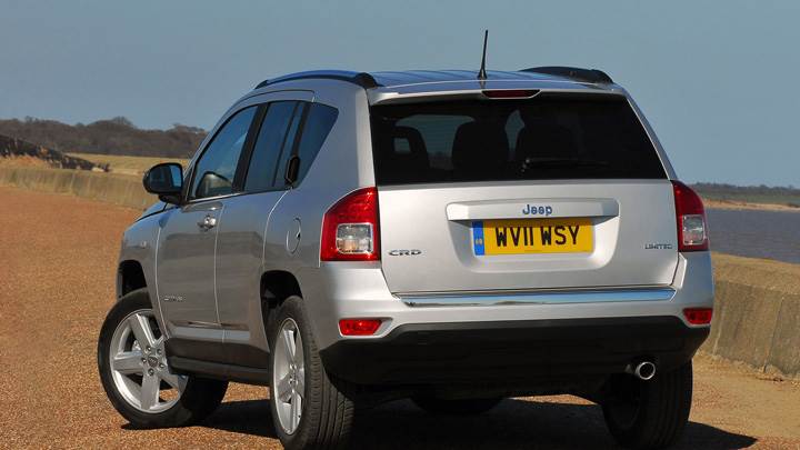 Back Pose 2011 Jeep Compass UK In Silver